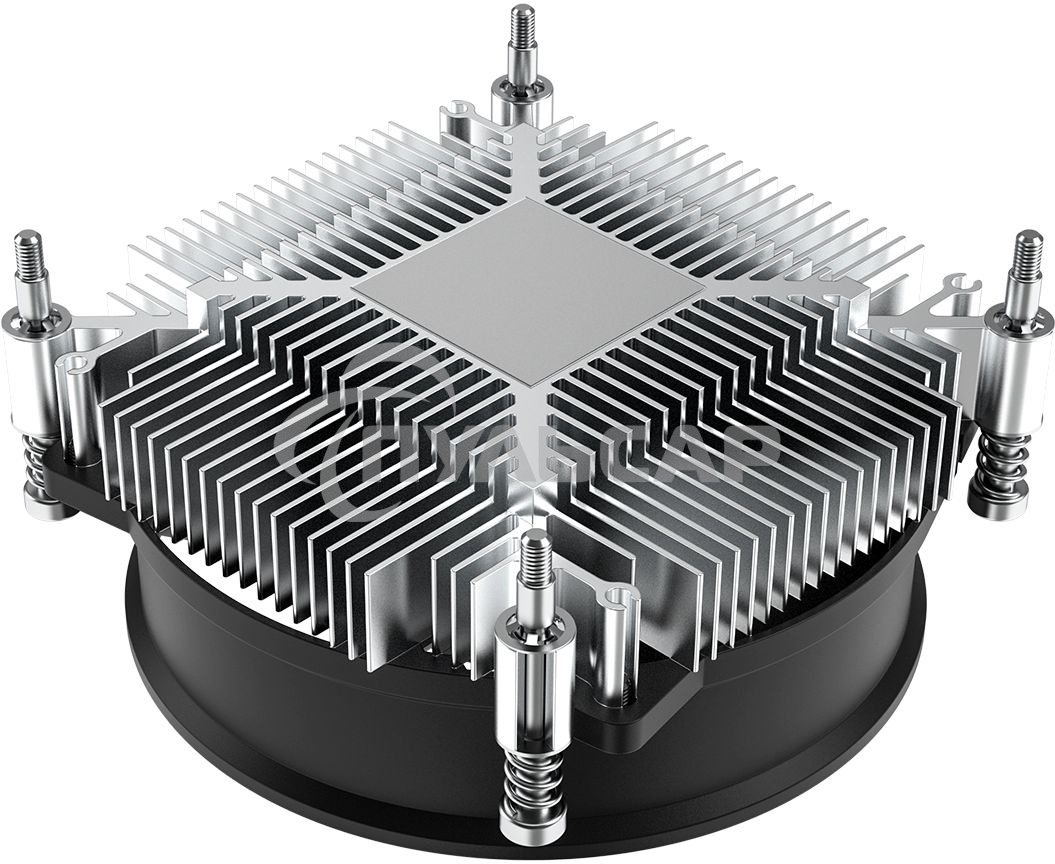 Кулер ID-COOLING DK-17 PWM серебристый/черный 92мм алюминий 2200rpm 26db 4-pin 65W 42мм