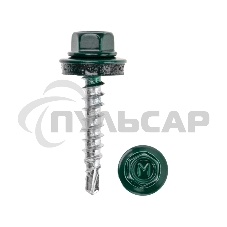 Саморез кровельный KRANZ 4,8х29, окрашенный RAL 6005, короб (250 шт/уп)