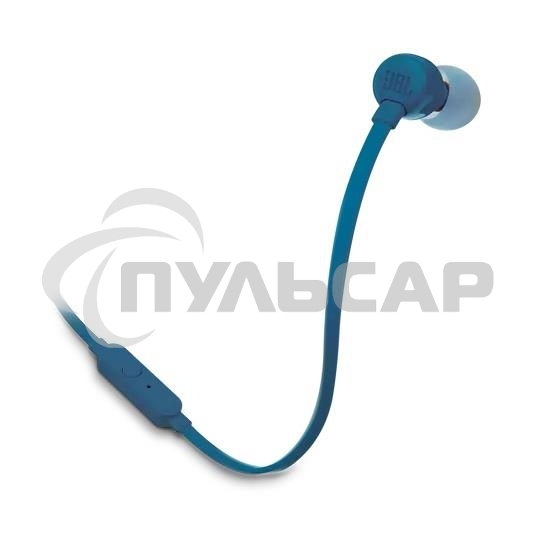 Наушники JBL Tune 110, 3.5 мм, внутриканальные, синий