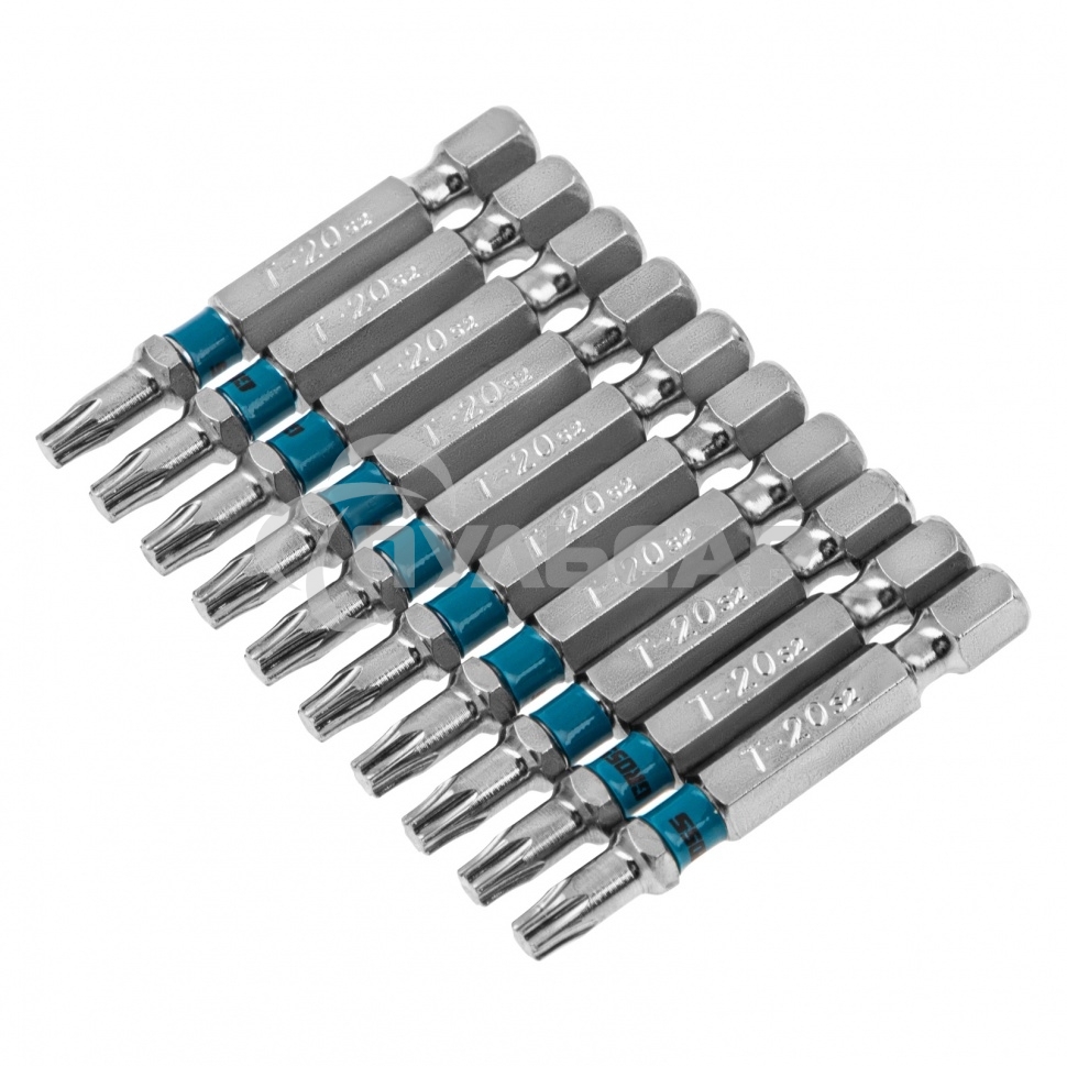 Набор бит TORX 20х50, сталь S2, 10 шт. Gross