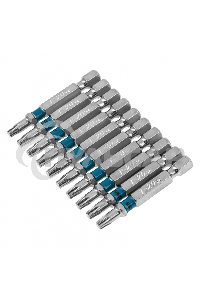 Набор бит TORX 20х50, сталь S2, 10 шт. Gross