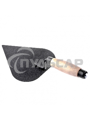 Кельма штукатура стальная, деревянная усиленная ручка Россия