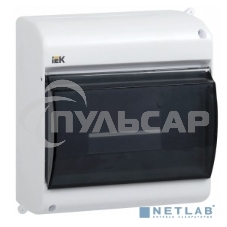 Бокс ОП КМПн 2/6 для 6 авт. выкл. прозр. крышка IP30 ИЭК MKP42-N-06-30-09