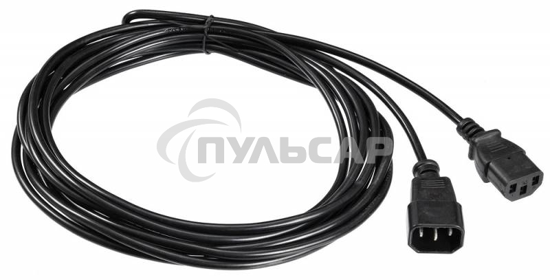 Кабель-удлинитель питания Buro AN23-1008-5 IEC320-C13/IEC320-C14 5м