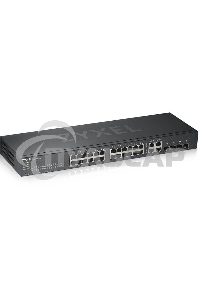 Коммутатор ZYXEL GS1920-24v2 Hybrid Smart switch Zyxel Nebula Flex, 24xGE, 4xCombo (SFP/RJ-45), silent (fanless), Standalone / cloud management