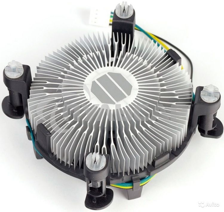 Кулер Intel E97379серебристый/черный 90мм алюминий 2500rpm 27db 4-pin 73W 58мм