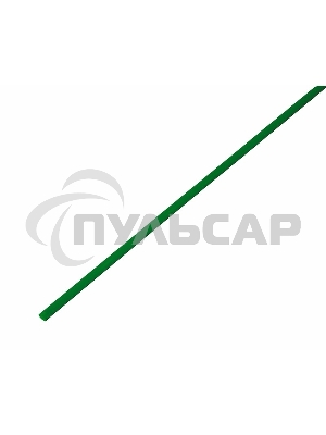 Трубка термоусадочная 3.0/1.5 1м зел. Rexant 20-3003