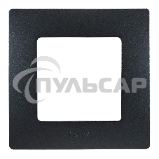 Рамка 1-м Etika антрацит Leg 672581 Рамка 1-м Etika антрацит Leg 672581