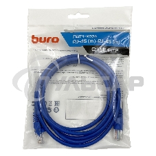 Патч-корд Buro UTP cat5E 2м синий RJ-45 (m)-RJ-45 (m)