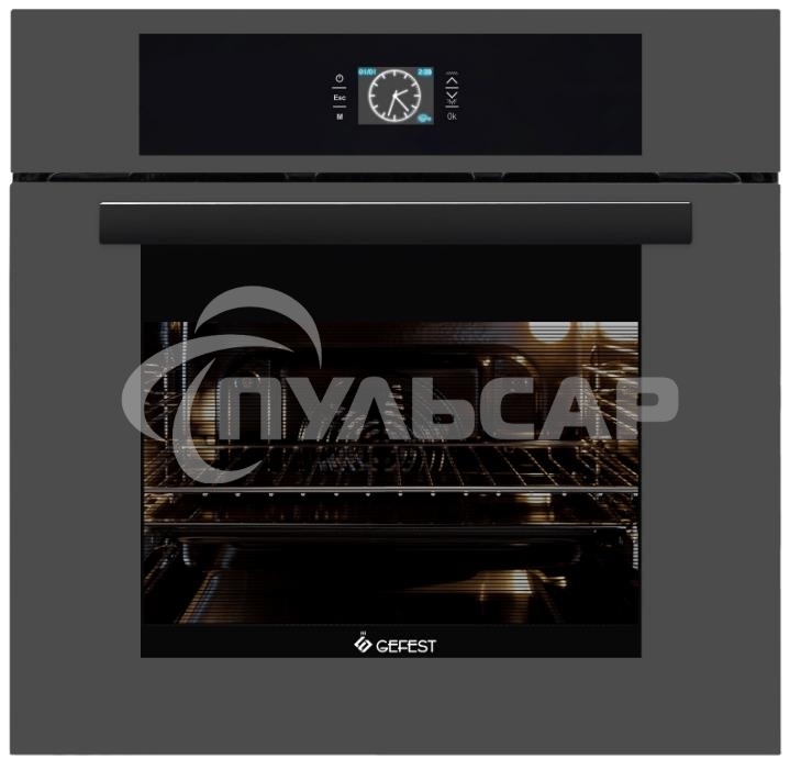 Духовой шкаф электрический Gefest ЭДВ ДА 622-04 К57S серый, встраиваемый