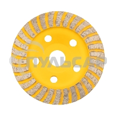 Чашка алмазная шлифовальная KRANZ Turbo 125х22.2 мм