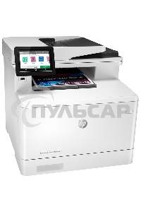МФУ лазерное HP LaserJet Pro M479fdn (W1A79A), A4, цветной, печ. до 27 стр/мин., скан. до 29 стр/мин. (ч/б) 20 стр/мин. (цвет), 600 x 600 dpi (печать) 1200x1200dpi (скан.), USB, RJ-45, Air Print, Mopria