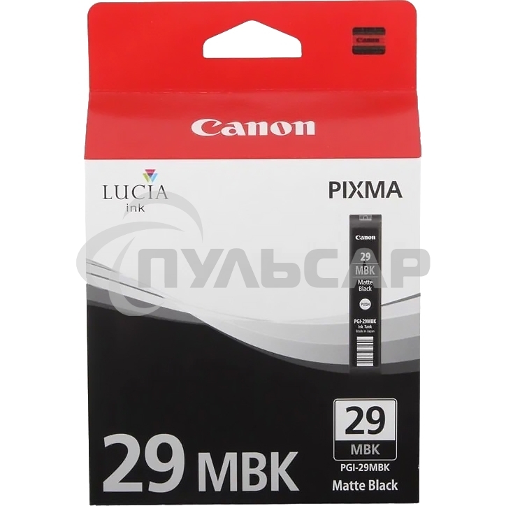 Картридж струйный Canon PGI-29MBK (4868B001) черный (36 мл) для Canon Pixma Pro 1