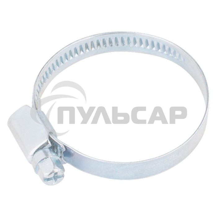 Хомуты нержав. сталь, стандартное болтовое крепление 60-80 мм, ширина 9 мм, 50 шт. Сибртех