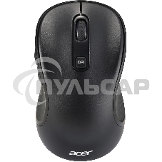 Мышь беспроводная Acer OMR303 черный, 1600 dpi, радиоканал, USB, кнопки - 6