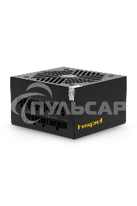 Блок питания HSPD, 750W 80 PLUS Gold (ATX, 2.52, Full modular, 1x24(20+4)pin mesh 550мм, 1xCPU*2 8(4+4)pin 650+150мм, 2xPCIe*2 8(6+2)pin 500+150мм, 2xSATA*3 450+150+150мм, 1xMOLEX4pin*3 450+150+150мм, Active, 120x120мм, 150x140x86мм, APFC, OVP, UVP, SCP, 