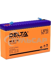 Батарея Delta HR 6-7.2 (7.2 А\ч, 6В)