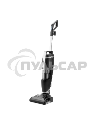 Пылесос вертикальный паровой Kitfort KT-575-1 черный, питание питание от сети, 1600 Вт, уборка влажная/паром/сухая, пылесборник 1.1 л