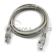 Патч-корд Buro UTP cat5E 2м серый RJ-45 (m)-RJ-45 (m)