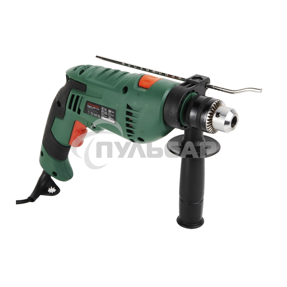 Дрель ударная Hammer Flex UDD710A 28439 111-008 710Вт 13мм 0-3000об/мин реверс