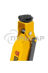 Домкрат гидравлический подкатной Denzel 2т, 135-385 мм, в пласт. кейсе 51231