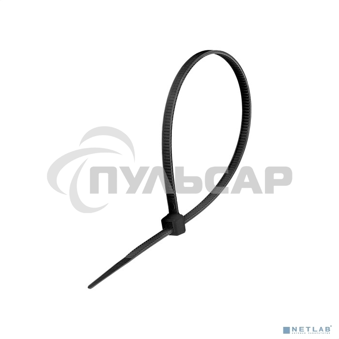 Стяжка (хомут) нейлоновая ExeGate CV66-500x4.8B EX293130RUS (нейлон 6.6, 500x4.8мм, неоткрывающаяся, halogen free, -40°C - +85°C, черная, 100 шт)