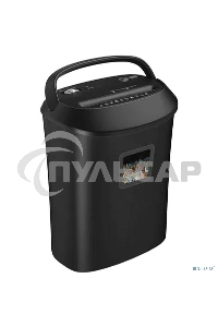 Шредер Cactus CS-SH-P8 черный (секр.P-4) фрагменты 12лист. 25лтр. скрепки скобы пл.карты CD