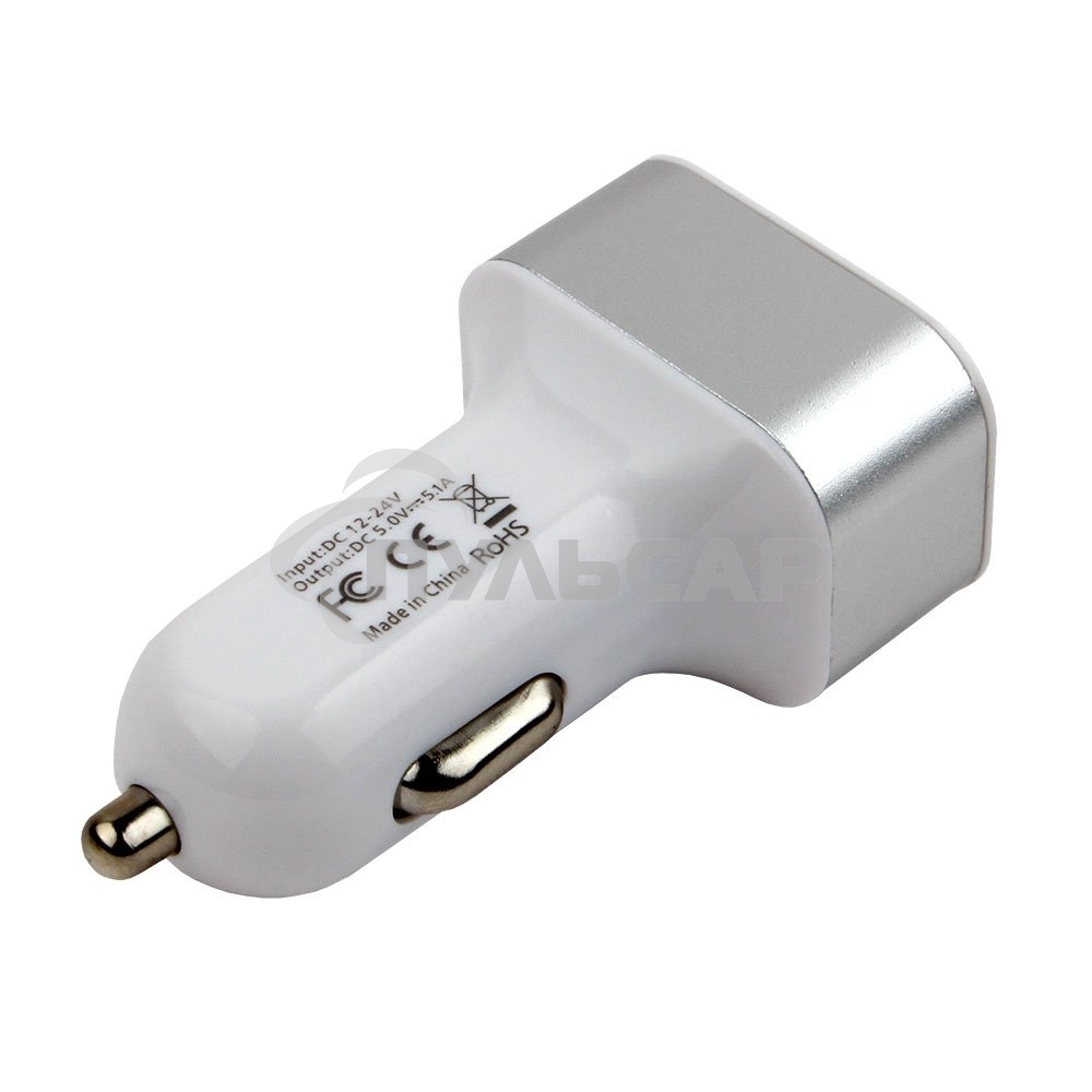 Адаптер питания Cablexpert MP3A-UC-CAR17, 12V->5V 3-USB, 2.1/2/1A