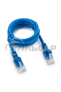 Патч-корд UTP Cablexpert кат.5e, 1м, литой, многожильный (синий)
