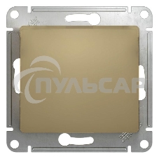 Механизм выключателя 1-кл. СП GLOSSA 10А IP20 10AX титан SchE GSL000411