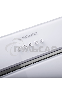 Вытяжка встраиваемая Maunfeld TRAPEZE 601GG белый, 60 см, 1150 куб. м/ч, 54 дБ