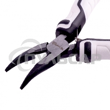 Длинногубцы Matrix Mini, 125 мм изогнутые, авторазжим, PRO