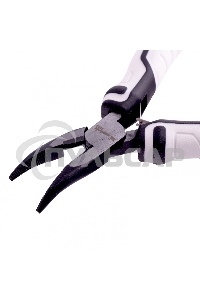 Длинногубцы Matrix Mini, 125 мм изогнутые, авторазжим, PRO