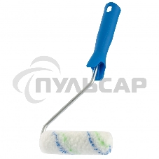 Мини-валик в сборе Водные краски, 110 мм, ворс 12 мм,D - 16 мм, D ручки - 6 мм,полиэстер Сибртех Мини-валик в сборе Водные краски, 110 мм, ворс 12 мм,D - 16 мм, D ручки - 6 мм,полиэстер Сибртех