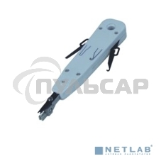 Инструмент ITK для заделки витой пары, тип Krone с крючками серый