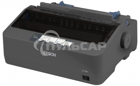 Принтер матричный Epson LX-350 (C11CC24031/C11CC24032), (А4, 357 cps (12 cpi), USB, LPT, COM)