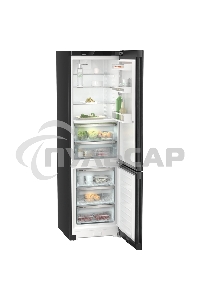 Холодильник Liebherr CBNbdc 573i-22 001 черный двухкамерный 255/94л морозилка снизу, No Frost