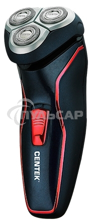 Электробритва Centek CT-2171 (черный) ротор 3D, влажное бритье, 3 плав.головки, 2-ные лезвия, до 50 мин раб