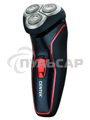 Электробритва Centek CT-2171 (черный) ротор 3D, влажное бритье, 3 плав.головки, 2-ные лезвия, до 50 мин раб