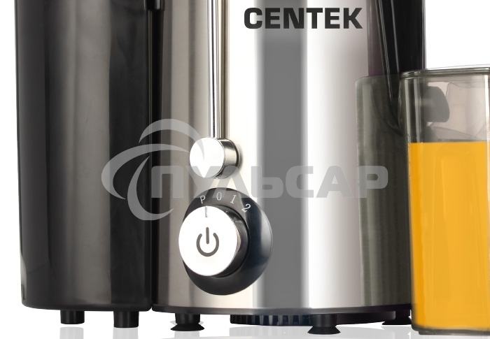 Соковыжималка Centek CT-1209 нержавеющая сталь/черный, 600 Вт