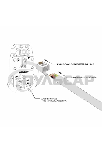 PROconnect Телефонный разъем RJ-14(6P4C)