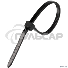 Стяжка нейлоновая Exegate EX253847RUS неоткрывающаяся CV-100B, 100мм, упак. 100шт черная