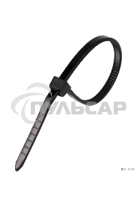 Стяжка нейлоновая Exegate EX253847RUS неоткрывающаяся CV-100B, 100мм, упак. 100шт черная