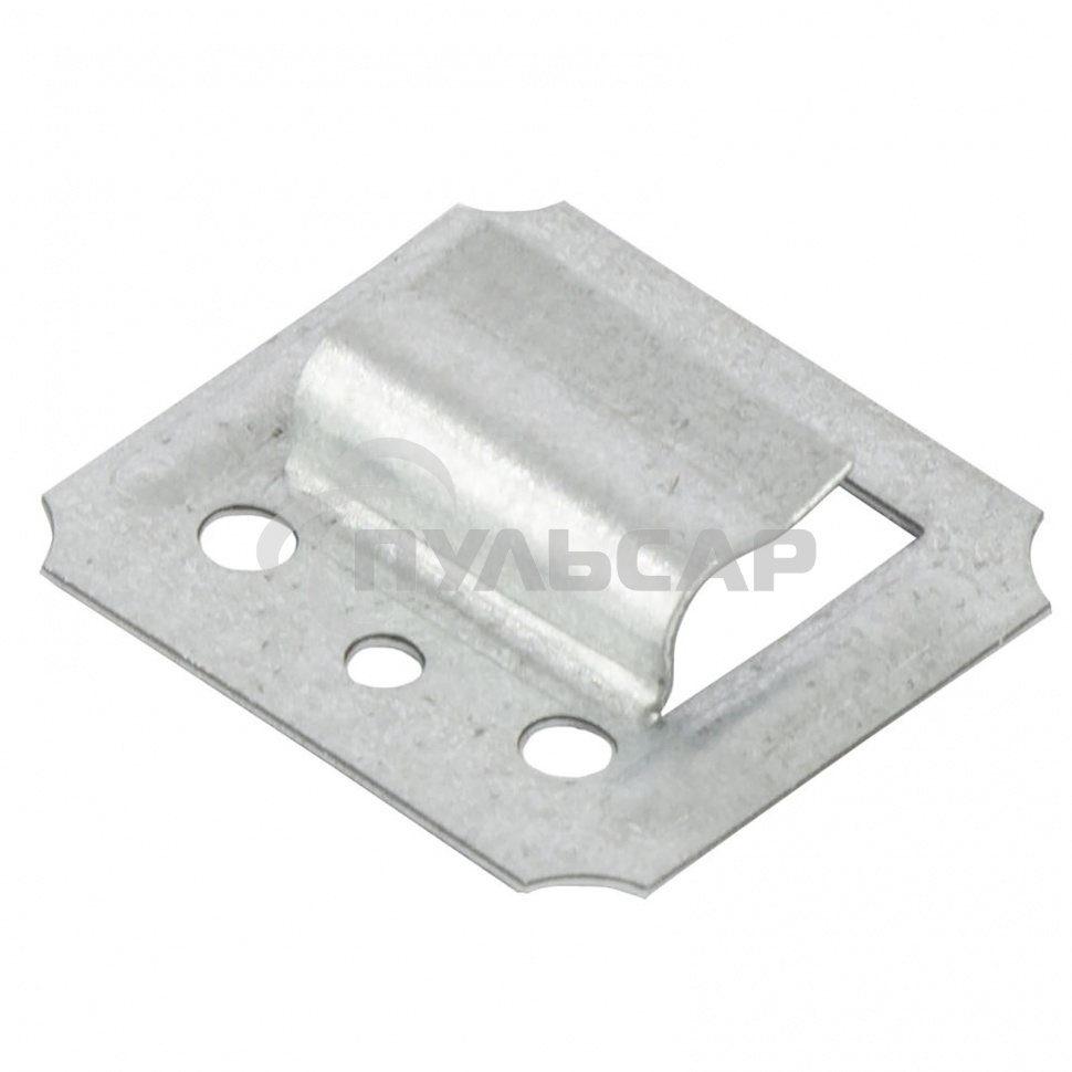 Кляймер №3 оцинкованный с гвоздями, 100шт., Россия Сибртех