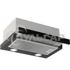 Вытяжка встраиваемая Kuppersberg Slimhit 50 BG черный/серый, 50 см, 750 куб. м/ч, 51 дБ