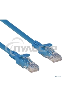 Патч-корд UTP кат. 5e,1м ExeGate синий