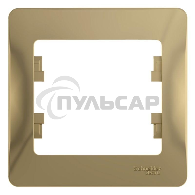 Рамка 1-м Glossa титан SchE GSL000401