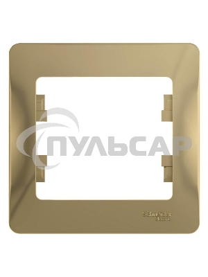 Рамка 1-м Glossa титан SchE GSL000401