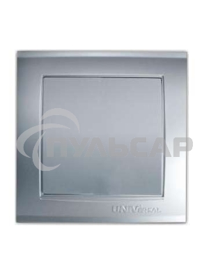 Выключатель 1-кл. СП Бриллиант 10А IP20 серебр. Universal 7949612