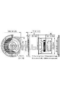 Колонки автомобильные Kenwood KFC-S1066 220Вт